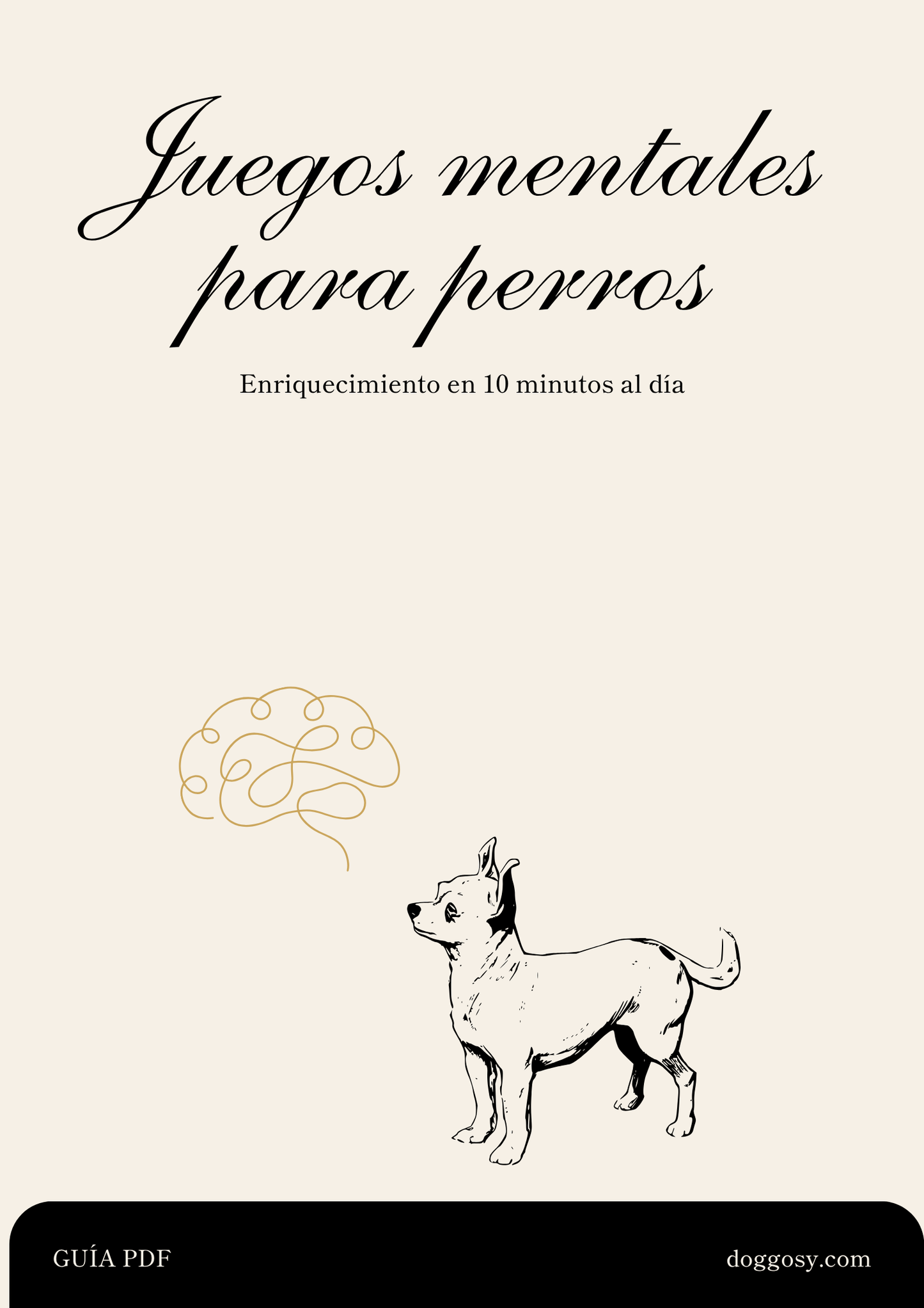 Guía digital Juegos mentales para perros - Ebook PDF de enriquecimiento canino