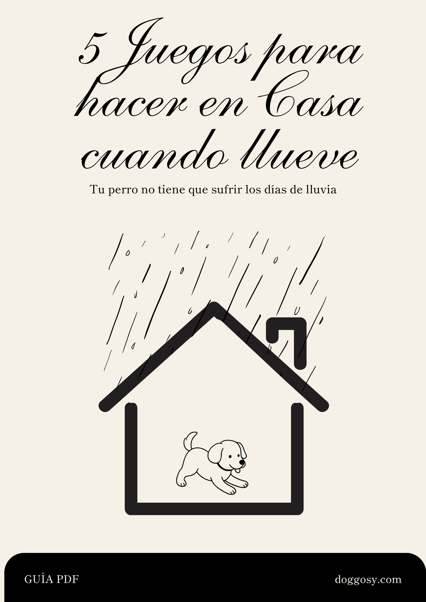 Guía digital 5 juegos para hacer en casa - Ebook PDF de actividades para días de lluvia