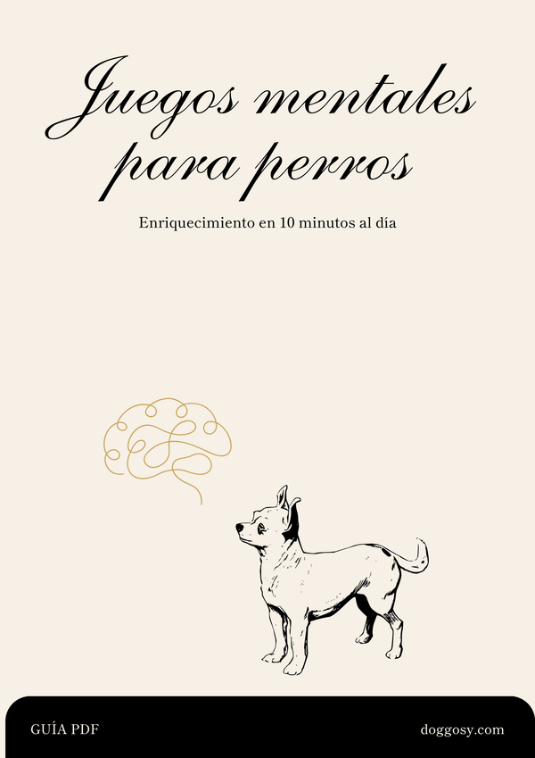 Guía digital Juegos mentales para perros - Ebook PDF de enriquecimiento canino