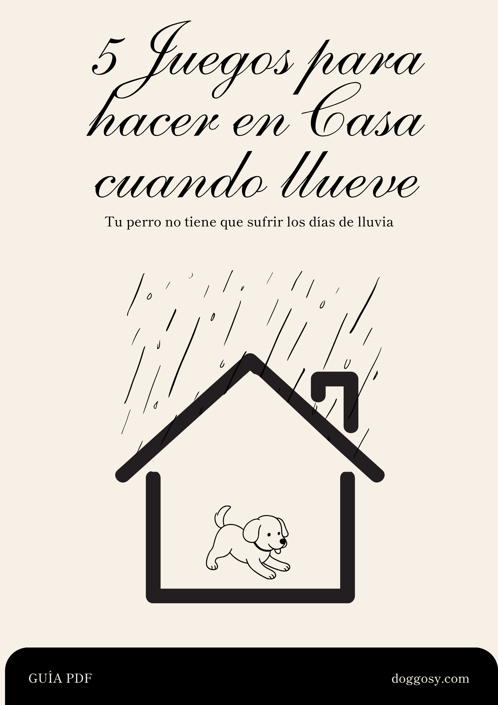Guía digital 5 juegos para hacer en casa - Ebook PDF de actividades para días de lluvia
