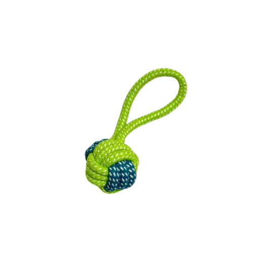Pelota con Cuerda - Juguete de cuerda para perros