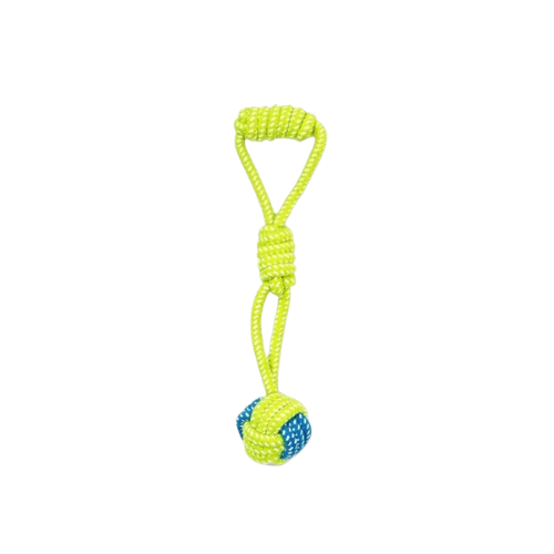 Pelota Lanzadora - Cuerda con pelota para perros