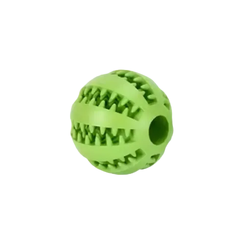 Pelota Mordisco Verde - Juguete dental para perros