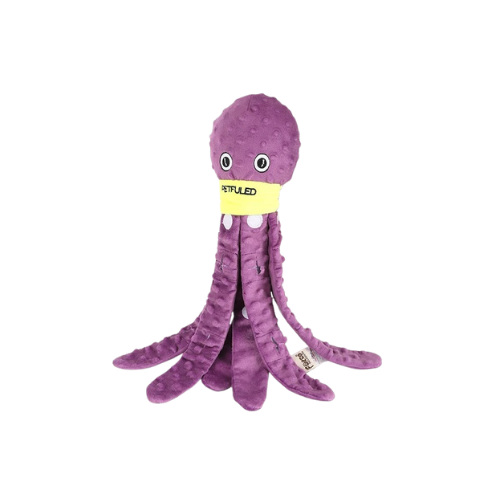 Pulpo Antiaburrimiento Morado - Juguete de enriquecimiento para perros